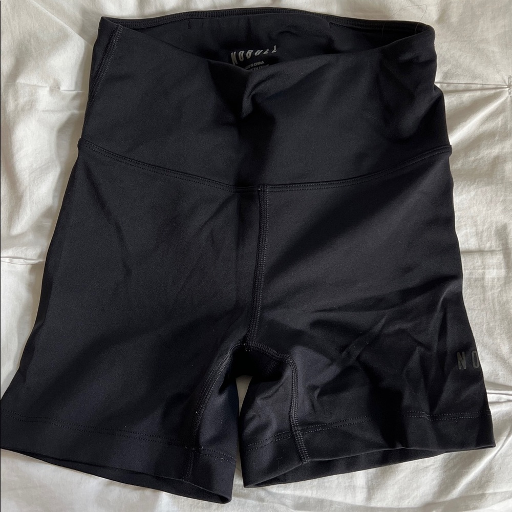 Nobull high rise black sleak 4” shorts
